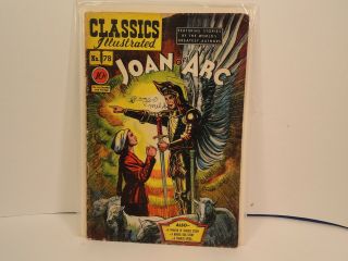 Classics Illustrated 78 Joan Of Arc 1st Edition