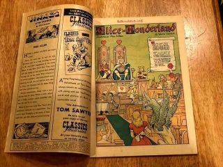 CLASSICS ILLUSTRATED 49 (July 1948 Gilberton) 1st Edition ALICE in WONDERLAND 2