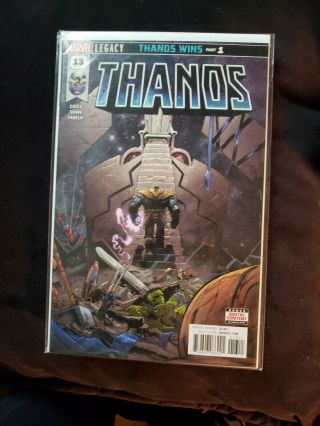 Thanos 13 Marvel (2018) 1st Cosmic Ghost Rider 1st Print Very Hi Grade - Hot