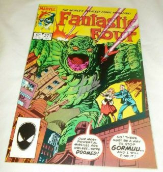 Fantastic Four 271 Stan Lee Signed 1984 Gormuu