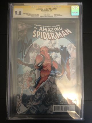 The Spider - Man 700 - Cgc 9.  8 - Variant - Ss Stan Lee