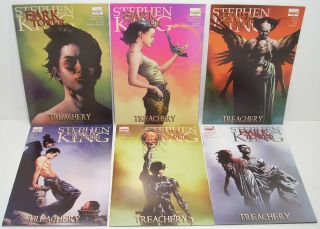 Marvel Comics The Dark Tower Treachery 1 - 6 Complete Set Stephen King Peter David