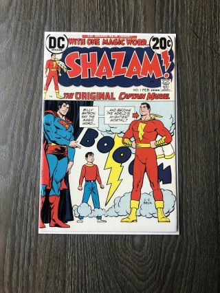 Shazam 1 1st.  App.  Of Captain Marvel Captain Marvel Jr.  And Mary Marvel