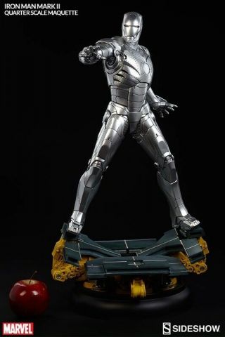 Sideshow Marvel Iron Man 2 Mark Ii 1/4 Scale 26 " Maquette Avengers Statue