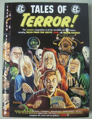Tales Of Terror The E.  C.  Companion Hc Signed By Al Feldstein 1st Print Hardcover