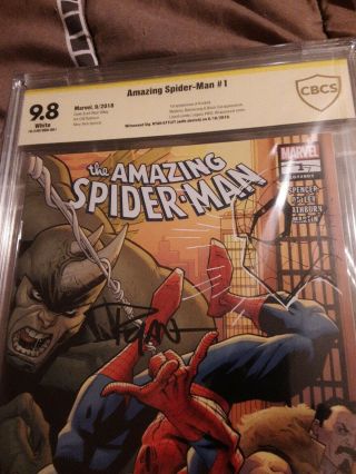 Spider - Man 1 CBCS 9.  8 SIGNED Sketched Ryan Ottley 5