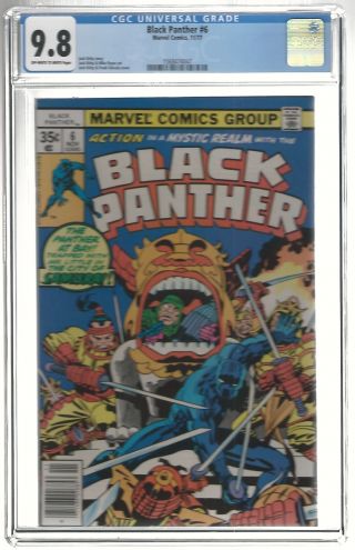 Marvel Comic’s Black Panther 6 Cgc 9.  8