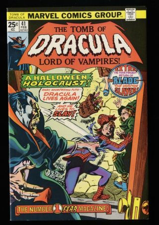 Tomb Of Dracula 41 Vf/nm 9.  0 Marvel Comics Blade