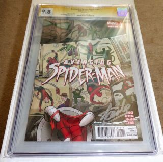 Avenging Spider - Man 15.  1 Cgc Ss Signature Autograph Stan Lee Marvel Comics Book