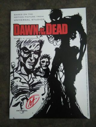 Dawn Of The Dead Dvd Comic Hand Sketch Drawing Cover By Miguel A Insignares