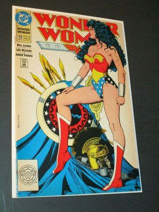 Wonder Woman 72 (1993) Brian Bolland Cover Dc Comic