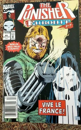 The Punisher 65 Marvel Comics Australian Price Variant