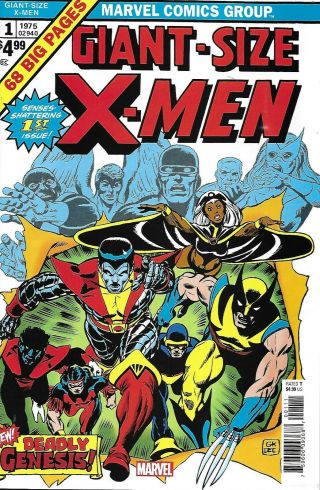 Giant - Size X - Men Comic Issue 1 Facsimile Classic Reprint 2019 Len Wein Cockrum
