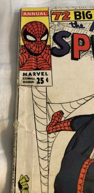 The Spider - Man Annual 1 1st Appearance of Sinister Six Marvel 1964 2