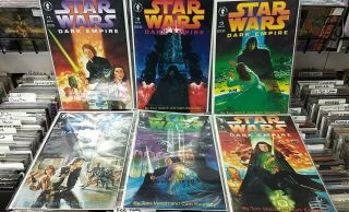 Complete Set Star Wars Dark Empire 1 - 6 Dark Horse Comics Limited Series 1991