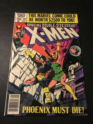 X - Men 137 (9/80 Marvel) Death Of Phoenix Lilandra Gladiator Imperial Guard Fn -