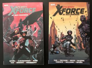 Uncanny X - Force Vol 1 And 2 Tpb Vf/nm Rick Remender Marvel