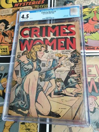 CRIMES BY WOMEN 3 CGC 4.  5 2