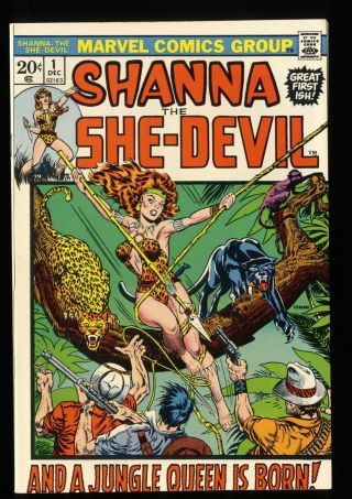 Shanna The She - Devil 1 Vf,  8.  5