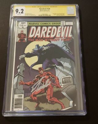 Daredevil 158 Cgc 9.  2 Ss Stan Lee Start Of F.  Miller Run Priced To Sell Today