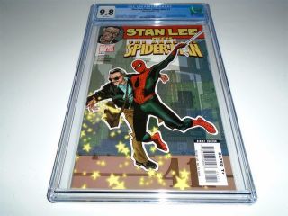 Stan Lee Meets The Spider - Man Cgc 9.  8 Fantasy 15 Homage Cover