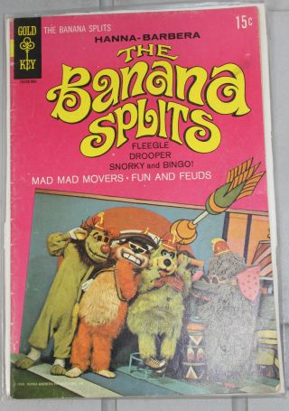 The Banana Splits Comic 1 1969 Fleegle Drooper Snorky Bingo Hanna Barbera