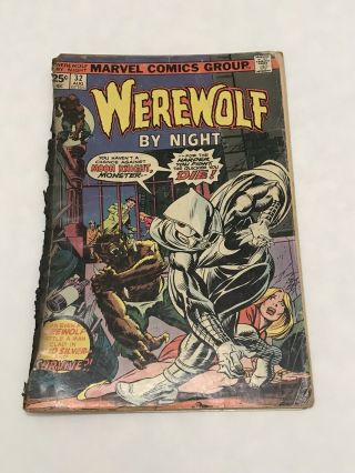Werewolf By Night 32 1st Appearance Moon Knight Low Grade Complete 1975 Marvel