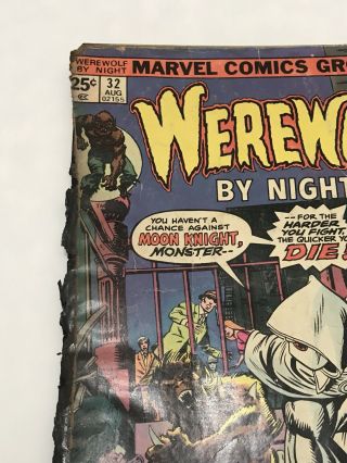 Werewolf By Night 32 1st Appearance Moon Knight LOW GRADE Complete 1975 Marvel 2