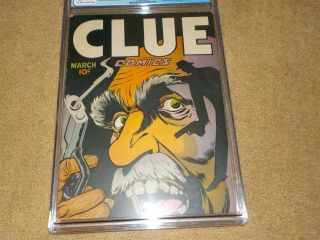 Clue Comics V2 1 March 1947 CGC 8.  0 Grade Comic Book 5