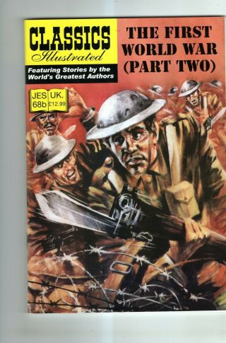 Classics Illustrated 68b The First World War (part Two) Comic Book Uk