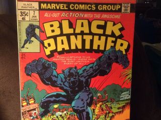 Black Panther 7 Comic Book Doom Drums/jack Kirby