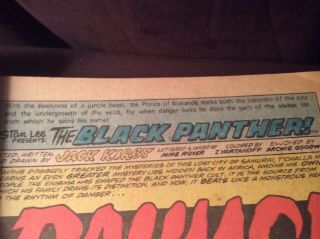 Black Panther 7 Comic Book Doom Drums/Jack Kirby 4