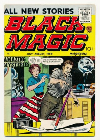 Black Magic Vol.  6 (1956) 6 Fn,  Last Issue In This Volume