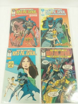 The Saga Of Ras Al Ghul 1 2 3 4 1988 Dc Comics Batman O’neil Neal Adams Set 1 - 4