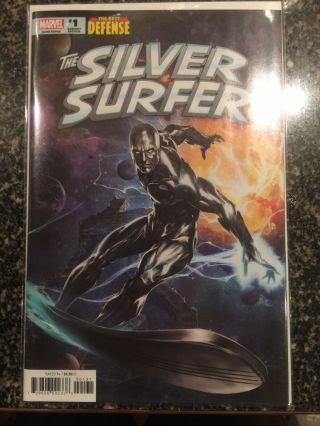 Silver Surfer The Best Defense (2019,  Marvel) Skan 1:25 Variant : Defenders : Nm