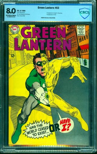 Green Lantern 63 Cbcs Vf 8.  0 Off White To White Dc Comics