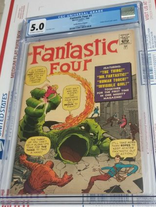 Fantastic Four 1 (cgc 5.  0) Golden Record Reprint