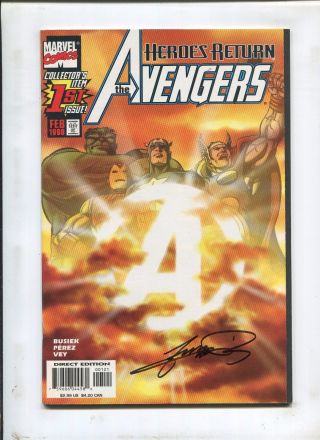 The Avengers 1 (9.  2) Signed By George Perez