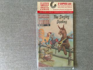 Classics Illustrated Junior 550 The Singing Donkey 544 Golden Fleece Exc