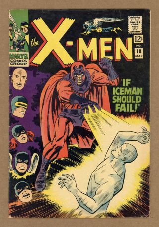 Uncanny X - Men (1st Series) 18 1966 Vg,  4.  5