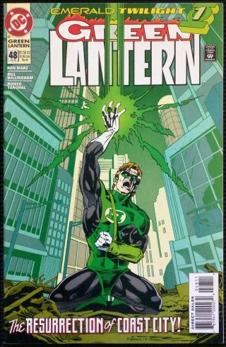 Green Lantern 48 1st Appearance Of Kyle Rainer & Parallax Dc 1994