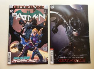 Dc Comics Batman 77 A & B Variant Covers Set Of 2 Death Alfred S/h
