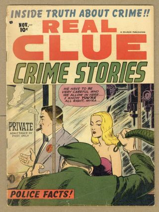 Real Clue Crime Stories Vol.  7 9 1952 Gd,  2.  5
