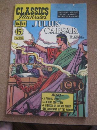 Classics Illustrated 68 - September 1950 - Julius Caesar - Gilberton Kk