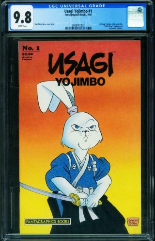 Usagi Yojimbo 1 Cgc 9.  8 1st Issue - Stan Sakai 2009761003