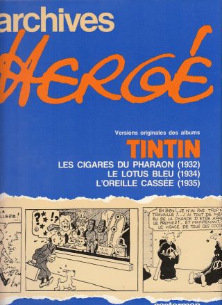 Archives Herge Tintin 3 Ed 1979 398 Pages