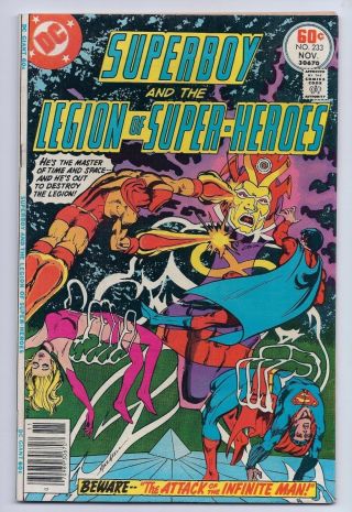 Superboy Legion Of Heroes 233 234 235 Vf/nm To Vf 9.  0 To 8.  0 Bronze Age