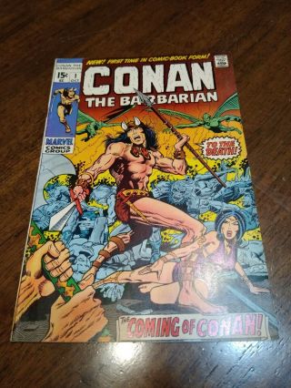 Conan The Barbarian 1 (1970) 1st App & Origin Conan Marvel Bronze Age Key