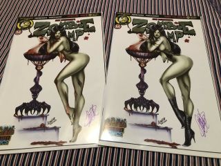 Zombie Tramp 56 Port City Exclusive Set Signed By Anna Zhuo