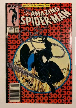 The Spider - Man 300 (1988,  Marvel) 1st Venom Newsstand ungraded UPC 2